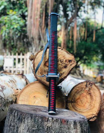 Damascus Steel Katana with Scabbard