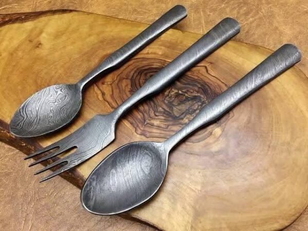 Damascus Steel Utensil Set